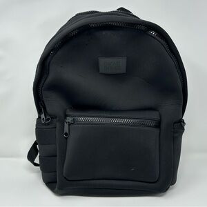 Dagne Dover Large Dakota Neoprene Backpack Black w/ Laptop Sleeves